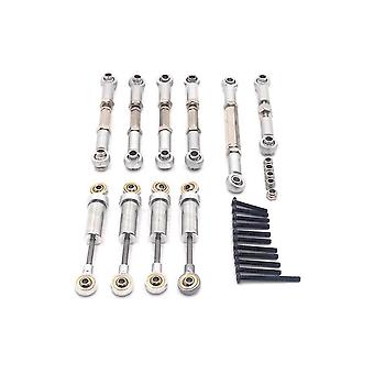 Rc Car Spare S Adjable metal Steering Tie Rod Kit til FMS 1/24 Fcx24 Rc Car Adgang