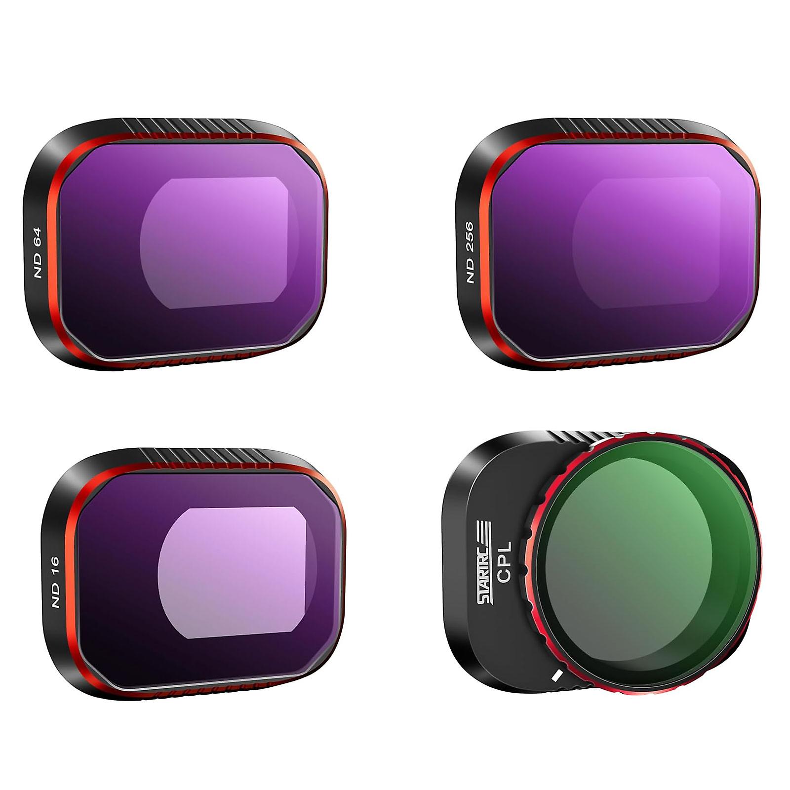 3/4/6pcs Multi-coated Nd Filter Set For Dj-innovations Mini 4 Pro Drone Accessor,100% New