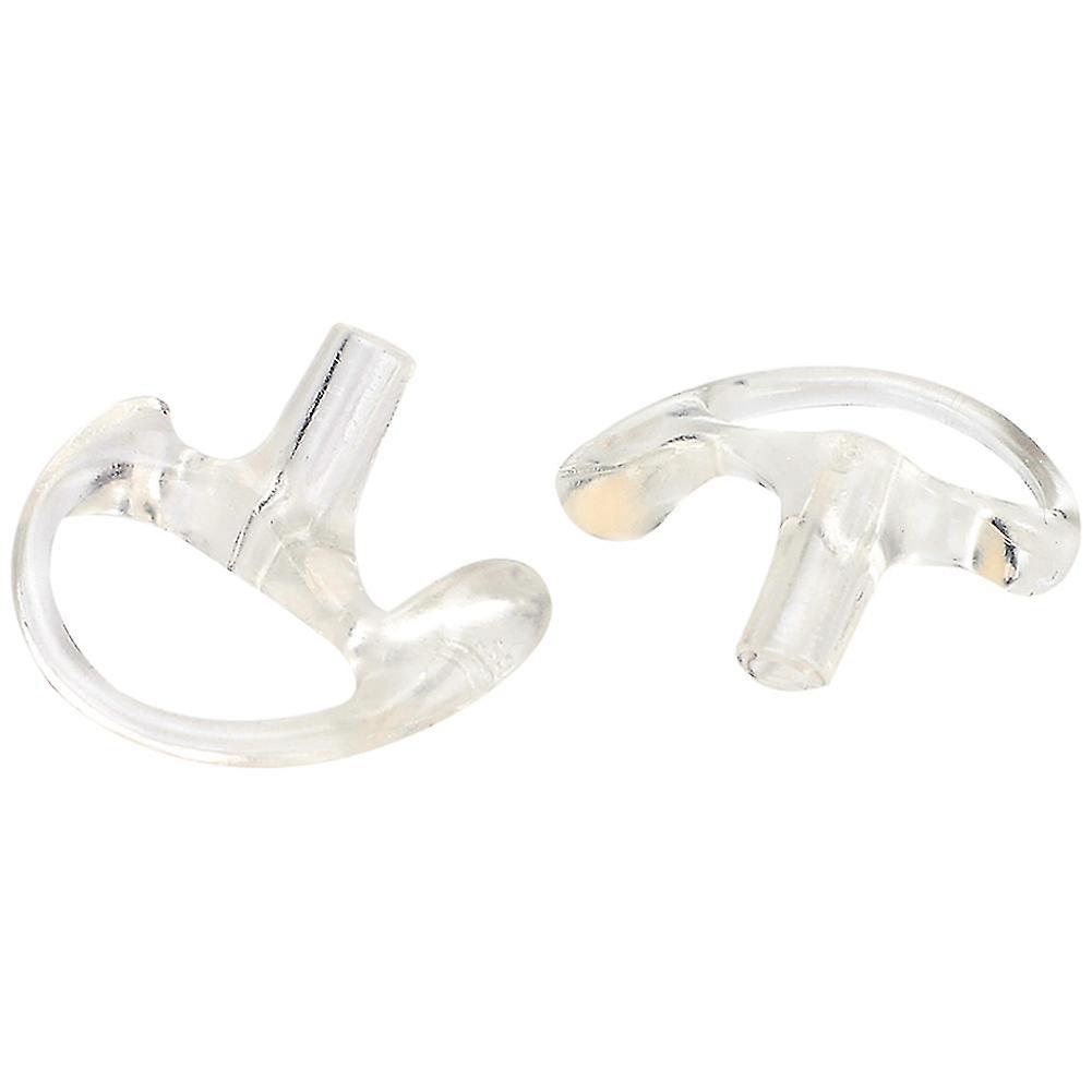 Comfortable clear silica gel ear tip, compatible with most coiled tube o kits (small model)