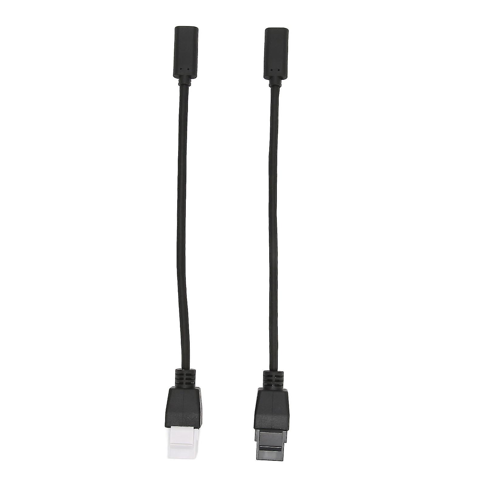 2 Pack USB-C Keystone Jack Cable, USB 3.1 Type C Female to Female Extension Adapter for Wall Plate Connectors