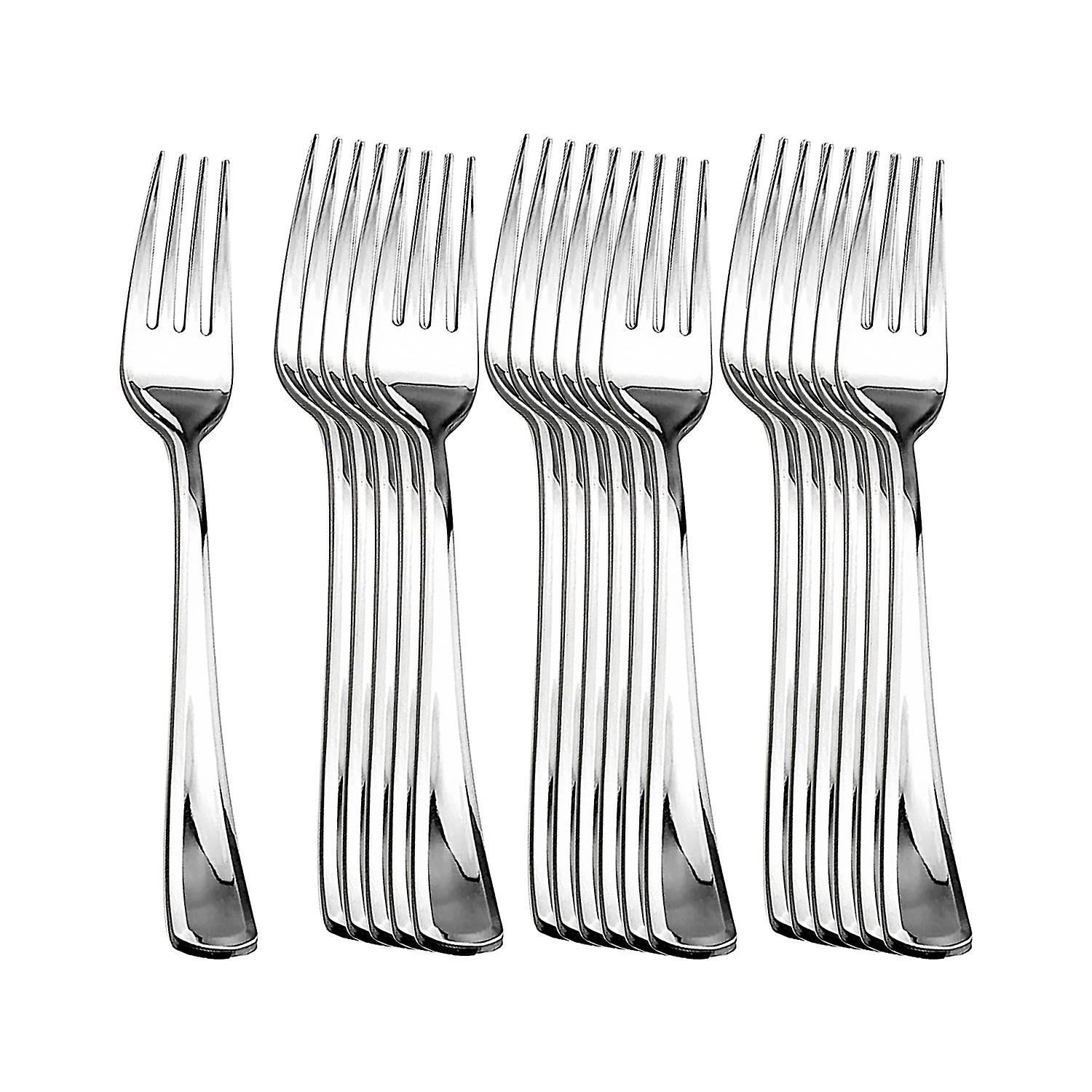 18Pcs Plastic Fork Cutlery Set Minimalist Disposable Tableware Set Dinnerware Set for Party Wedding