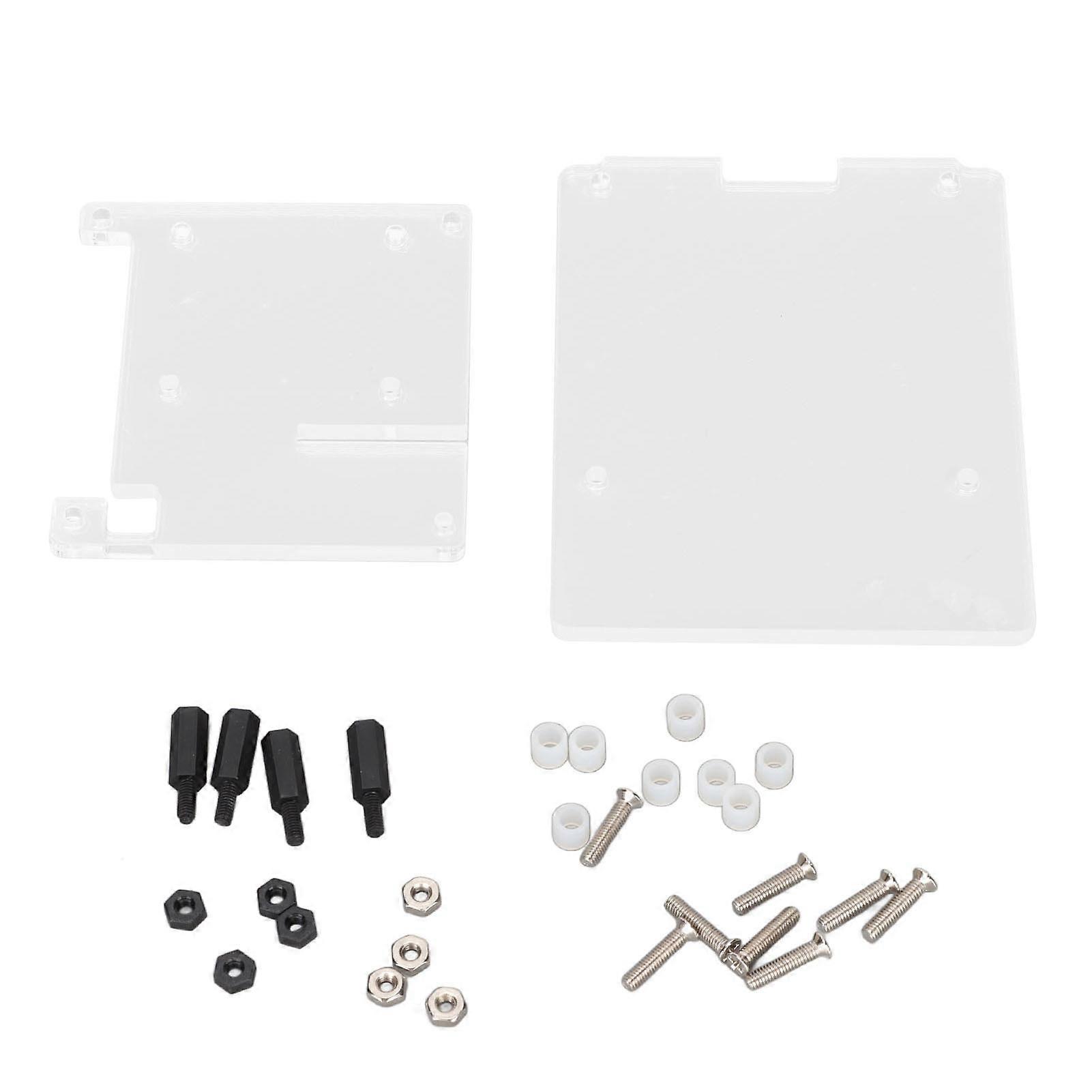 Camera Acrylic Case for RPi 4B Precise Incision Transparent Easy Installation Camera Acrylic Case for RPi 4B HQ Camera