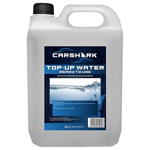 De-Ironised Top-Up Water - 5L - CARSHARK - Prevents Furring and Scale Formation