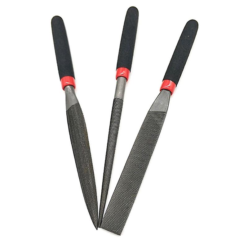 Small Steel Files Needle File Flat File for Stone Glass Metal Carving Craft Needle Filing Woodworki