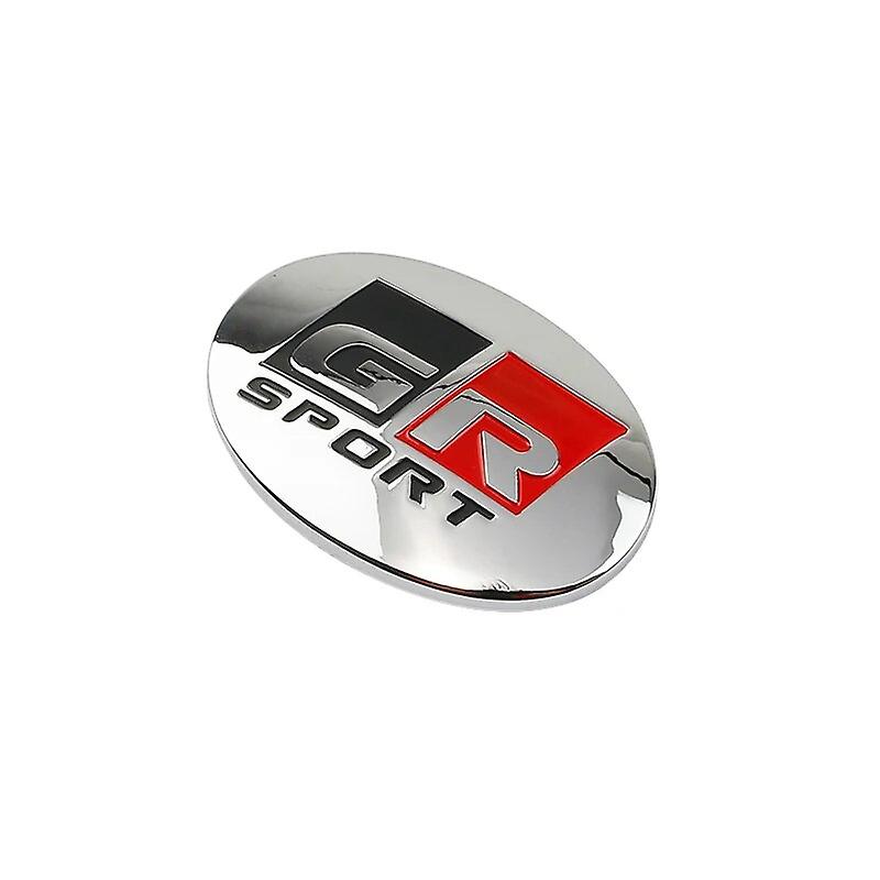 TOYOTANEW αυτοκόλλητο αυτοκίνητο ABS GR SPORT αυτοκόλλητα εμβλημάτων τιμονιού που καλύπτουν το ύφος για τη Toyota ~ 37688