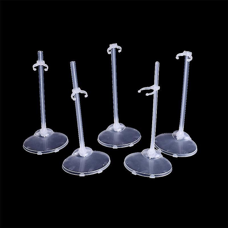5 Stück Kunststoff Puppe Stand Display Halter Zubehör für Puppen