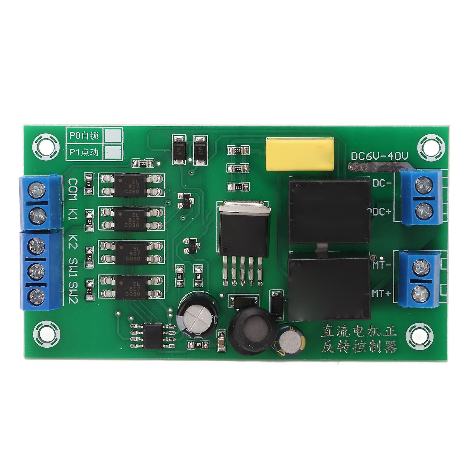 Motor Drive Board CW CCW Rotation Controller Control Module Wide Voltage DC 6‑40V P1 Momentary High Level 
