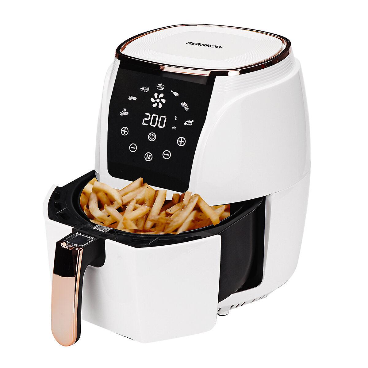 5.5L Multipurpose Air Fryer Oil Free Non-stick Temperature Timing Control 1400w