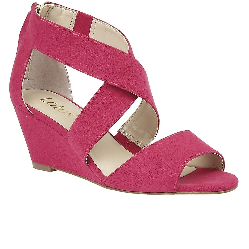 Lotus Cheeney Womens Wedge Heel Sandals