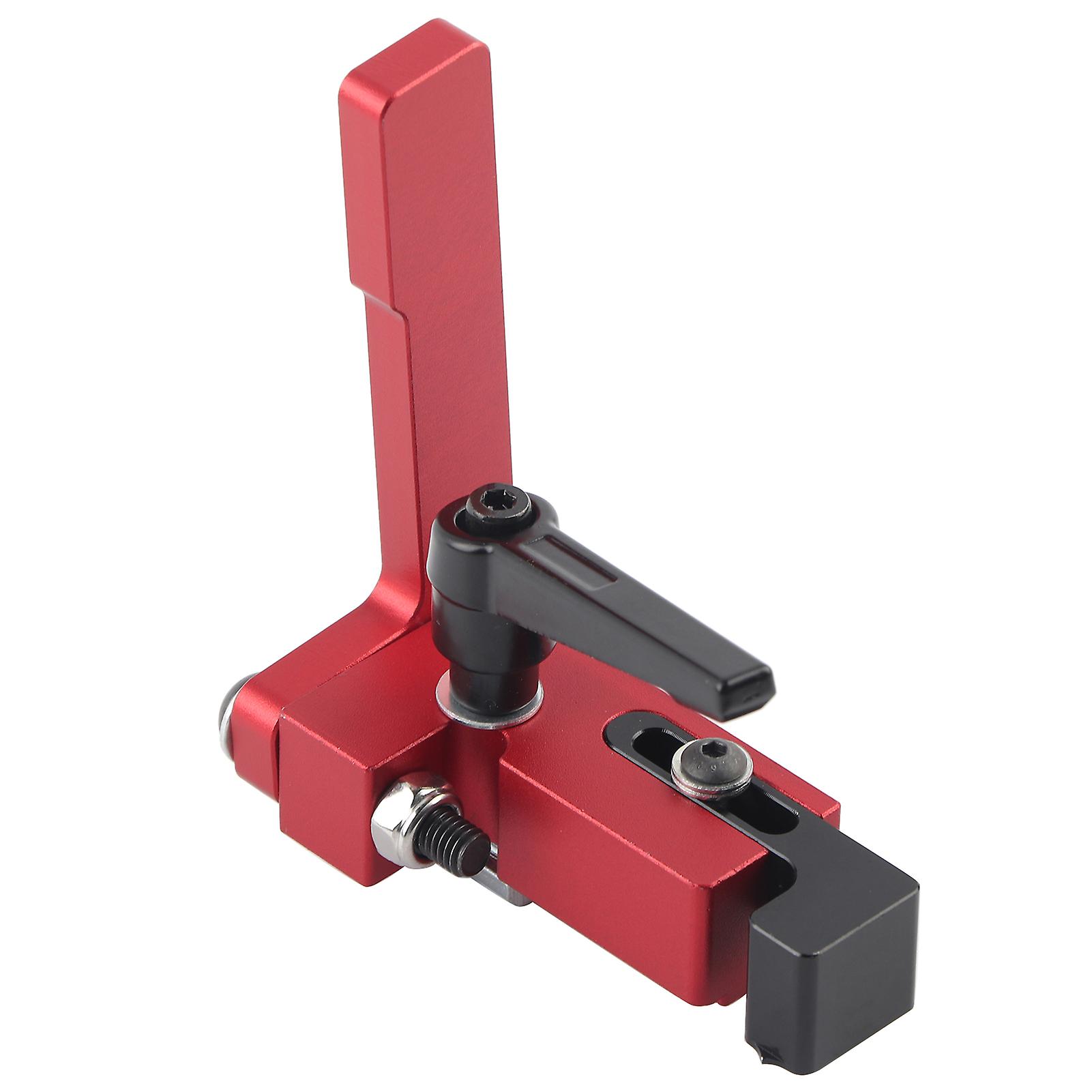 Artillery Miter Rail Stopper, Alloy Steel Type 75 Woodworking Tool Miter Rail Stop Accurate Length Limiting Device Diy Manual Tools TW63R