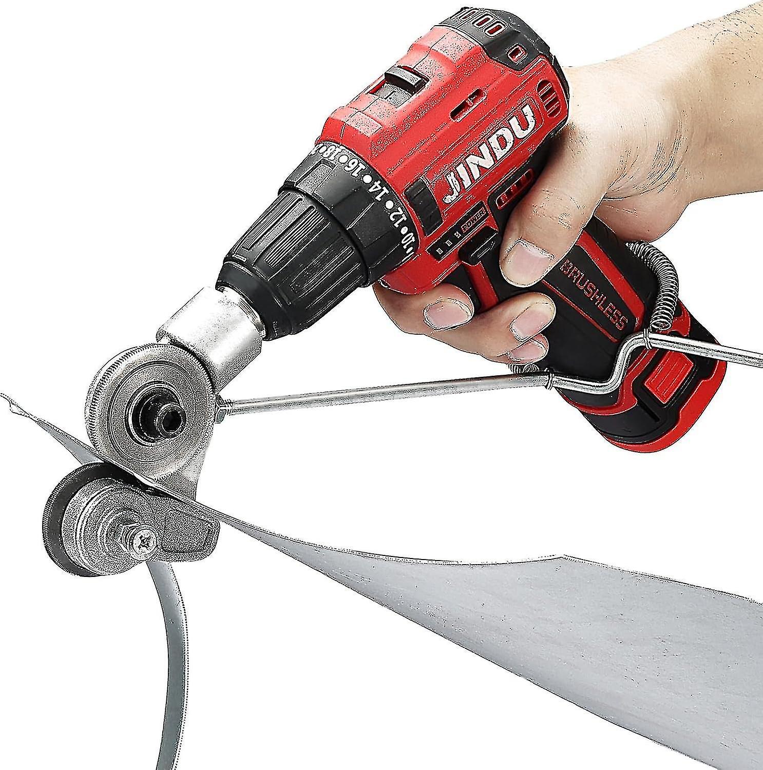 Electric Drill Plate Cutter Electric Drill Shears for Cutting Flat Metal Sheets with a Thickness of