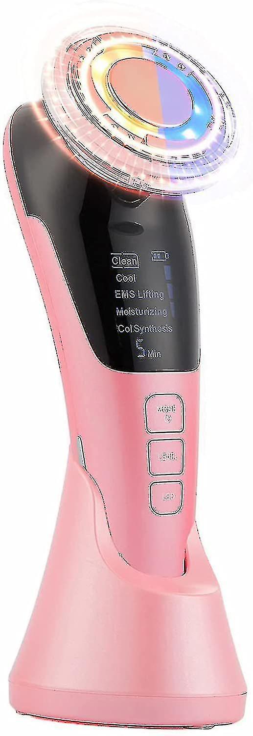 Beauty Equipment Facial Beauty Massager Cold And Warm Color Skin Rejuvenation Device Micro Current E
