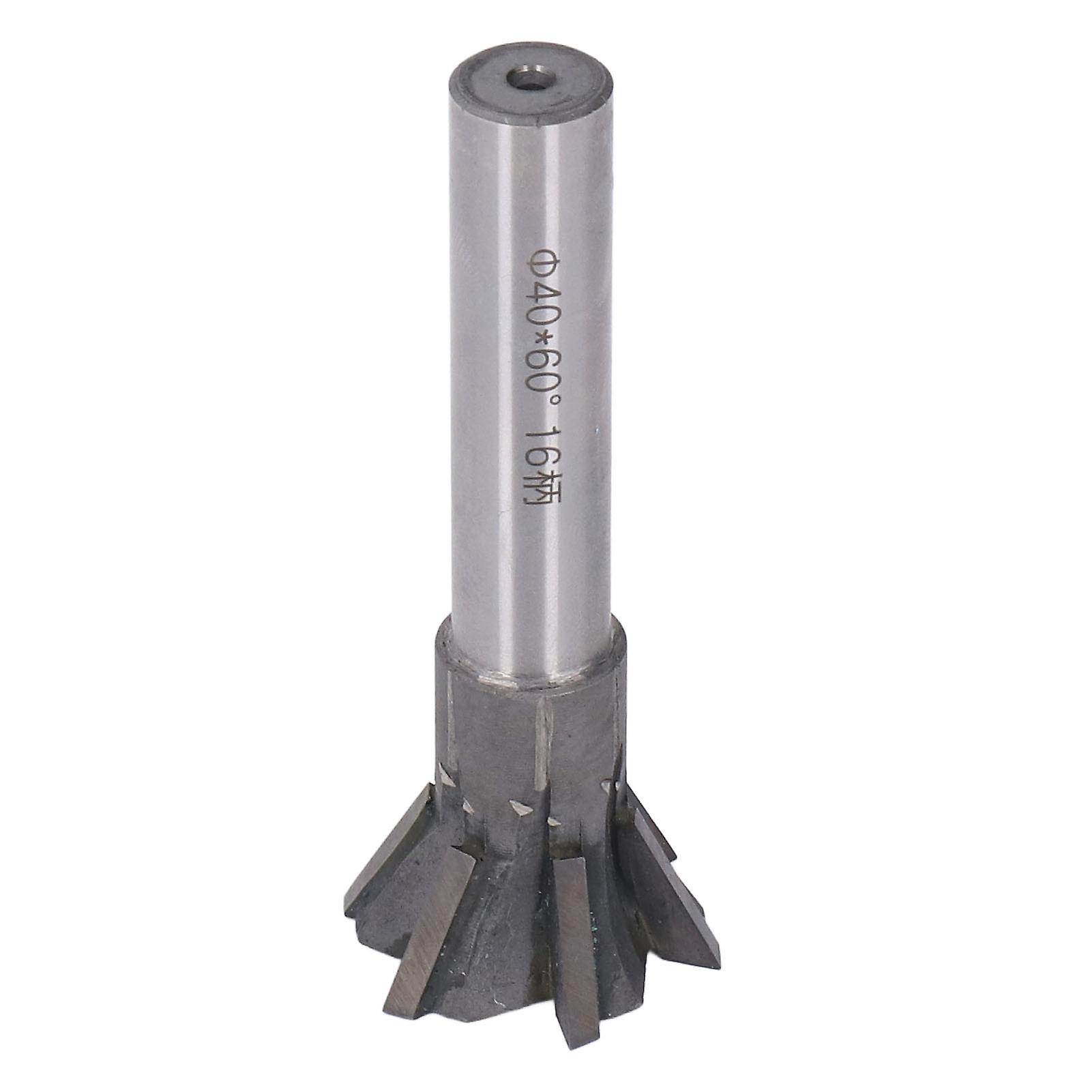 Cortador Dovetail de 60 graus 6 Flute Fast Drilling Speed Carbide Milling Fresa com haste universal 