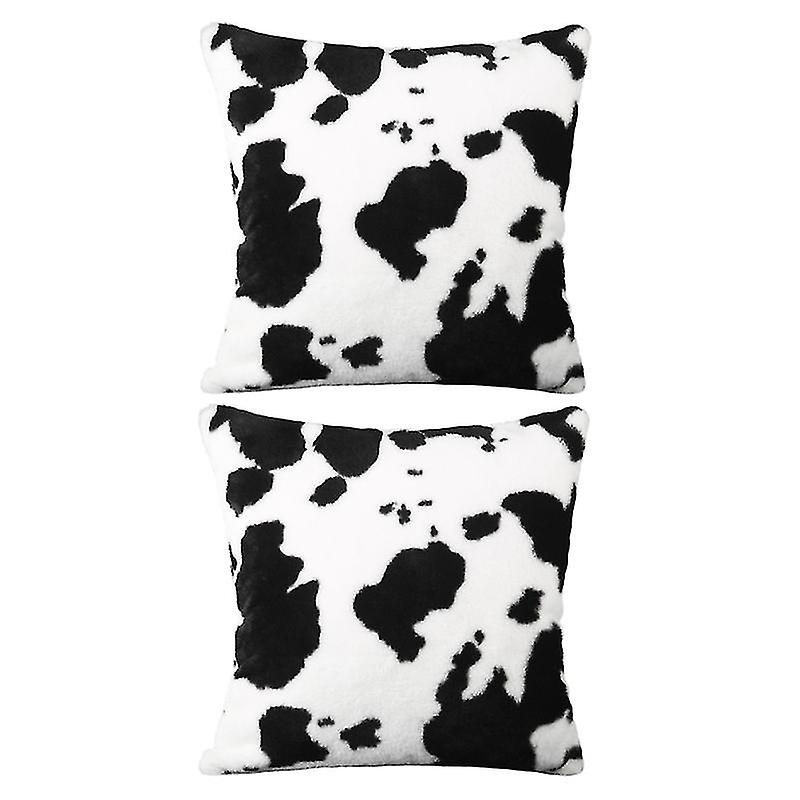 2pcs Cow Spots Pillow Covers
