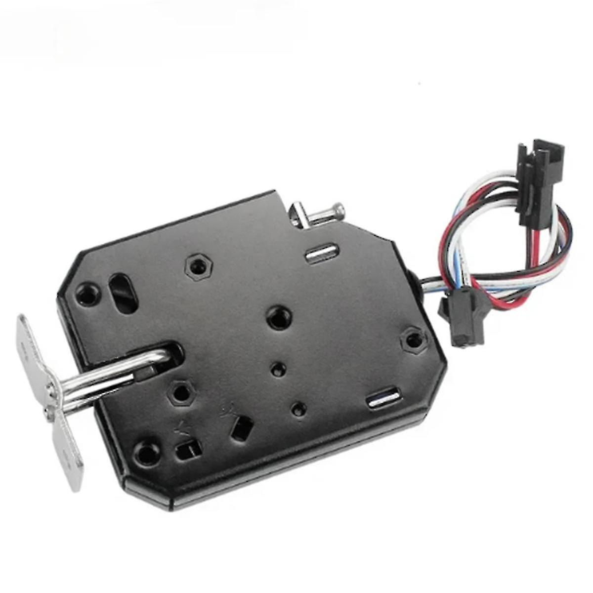 Small 12v 1.5a Electronic Lock Latch Release Assembly Electromagnetic Control Metal Safety Magnetic