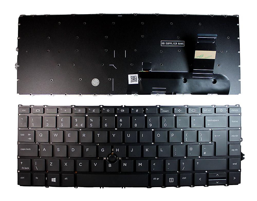 HP EliteBook 840 G7 With Pointer Black UK Layout Replacement Laptop Keyboard