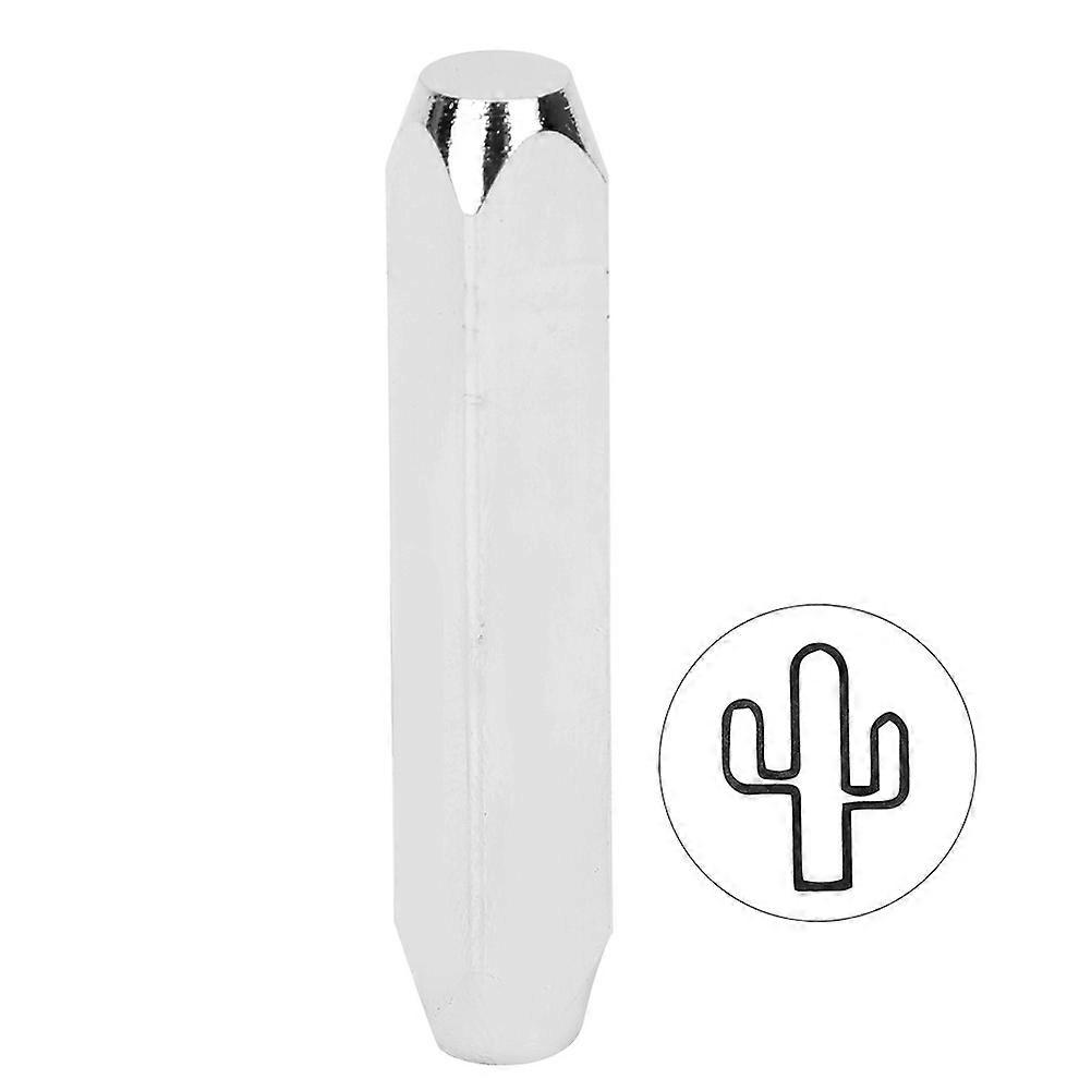6mm 1/4in الكربون الصلب تصميم ختم لكمة ختم أداة ل DIY الجلود الخشب والمجوهرات Craftcactus