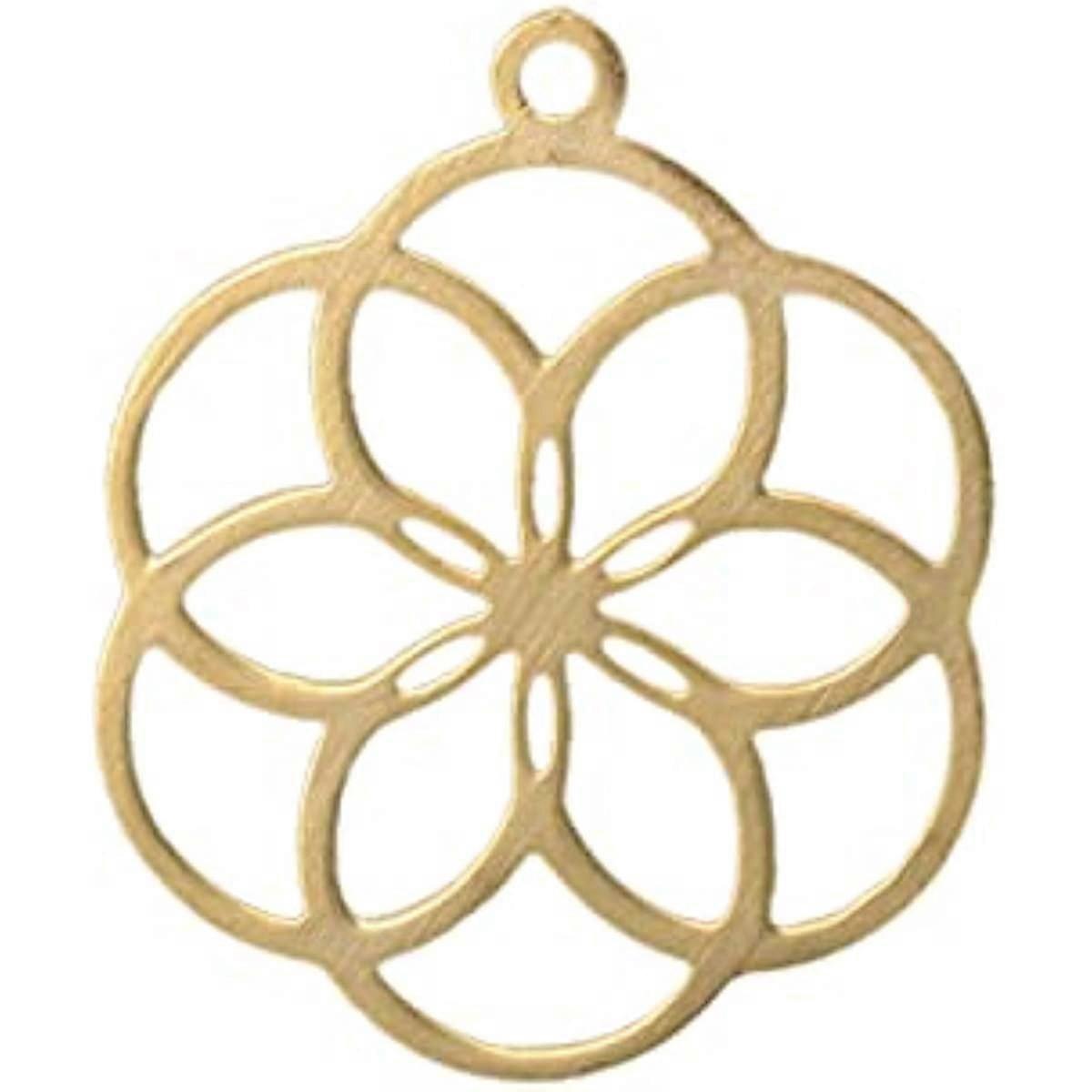 Seed of life Pendant: The seed of life is composed of several concentric, equal, and overlapping circles. It is said that it contains the secrets of t