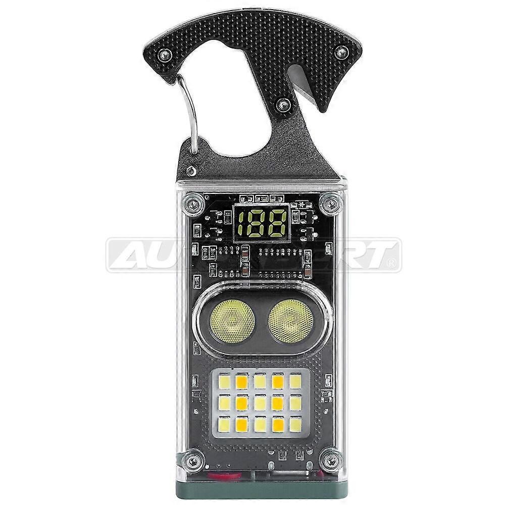 LED work light battery car workshop lamp camping flashlight with lighter