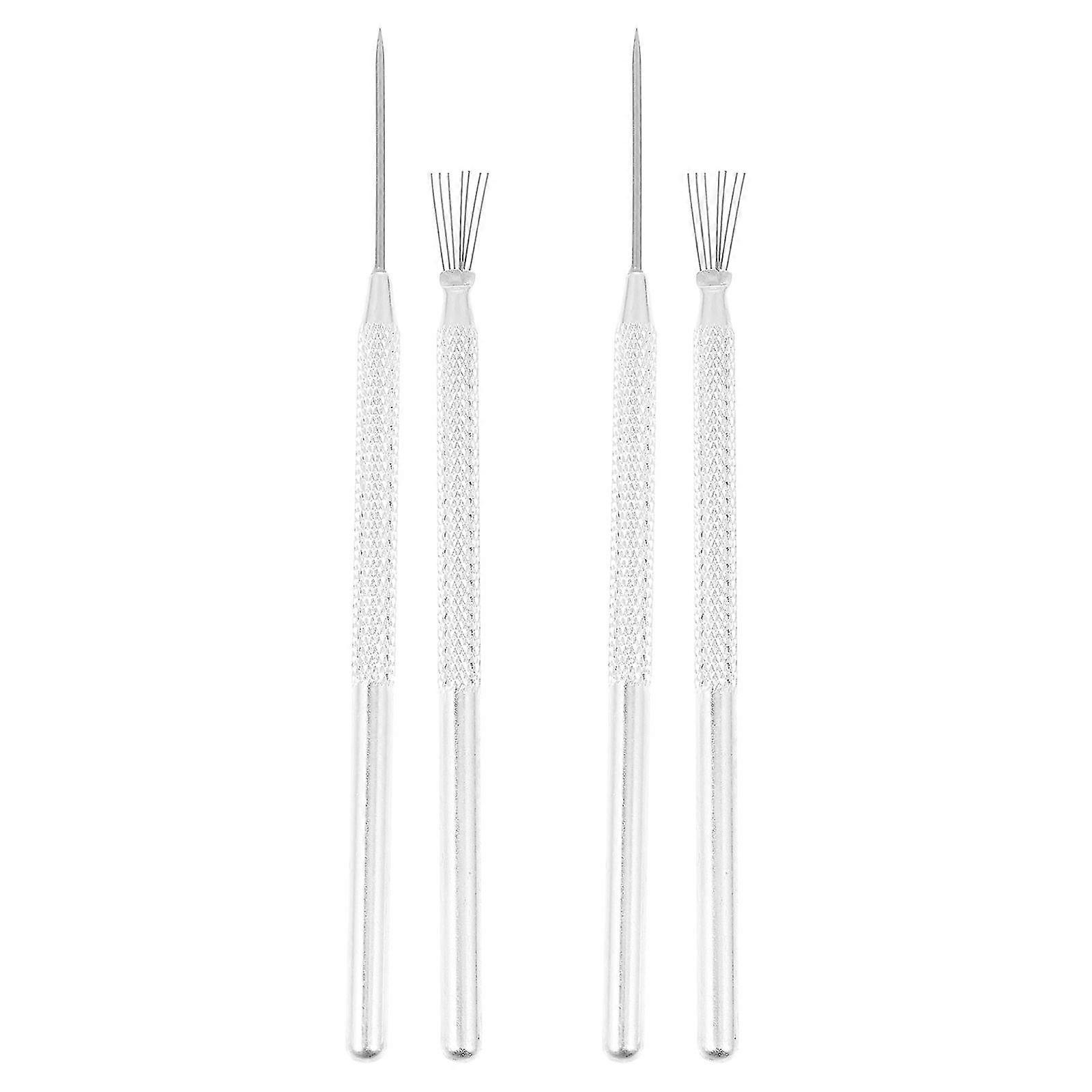 4 Pcs Polymer Clay Tools Clay Modeling Tools Kit Pottery Needle Tool Clay Sculpting Tools Pottery Tools