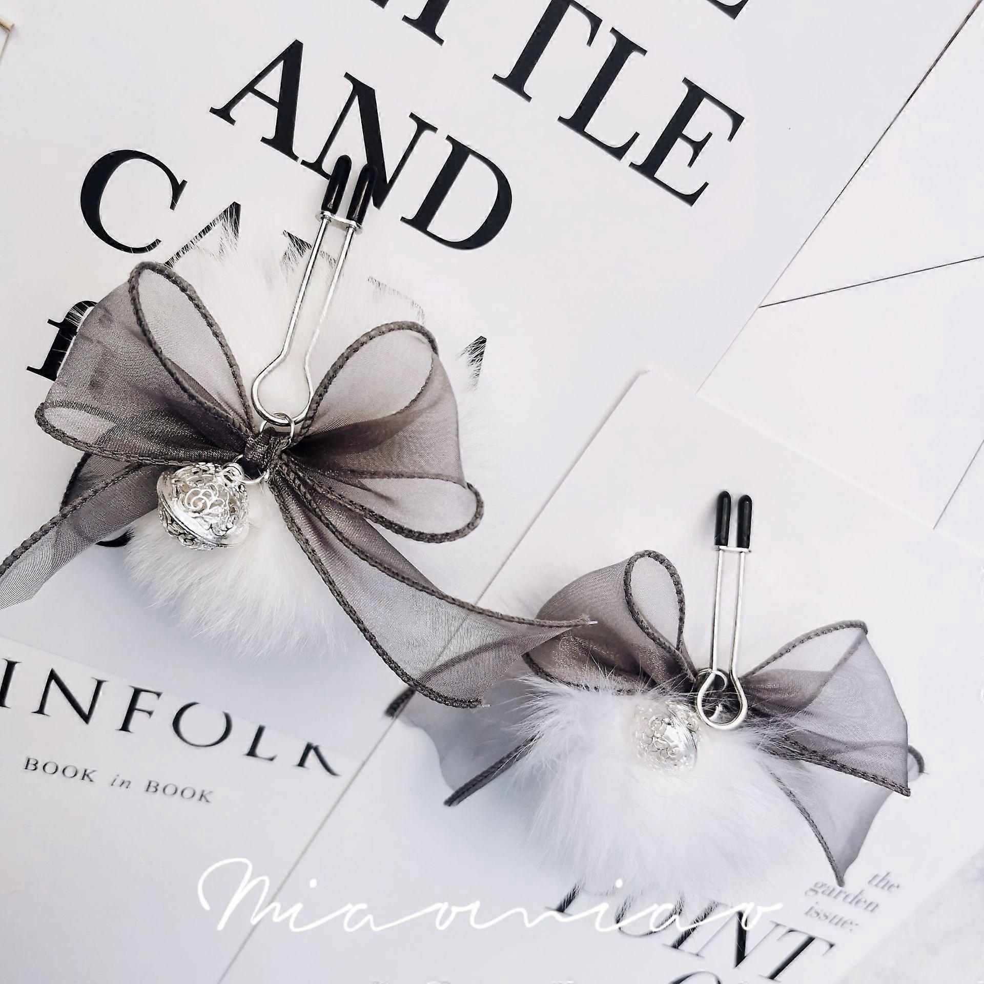 Bow Pendant Nipple Breast Clamps Clips