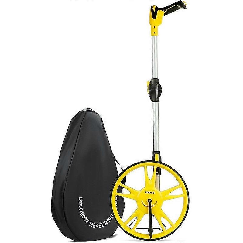 Precision Foldable Measuring Caster with Distance Measuring Wheel 300,000 ft Metric Measuring Wheels and Tape, Carrying Bag (Foldable)
