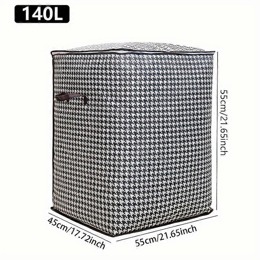 Large capacity storage bag, dustproof zipper storage box, wardrobe blanket box, large capacity thickened storage box, dustproof zipper box, houndstoot
