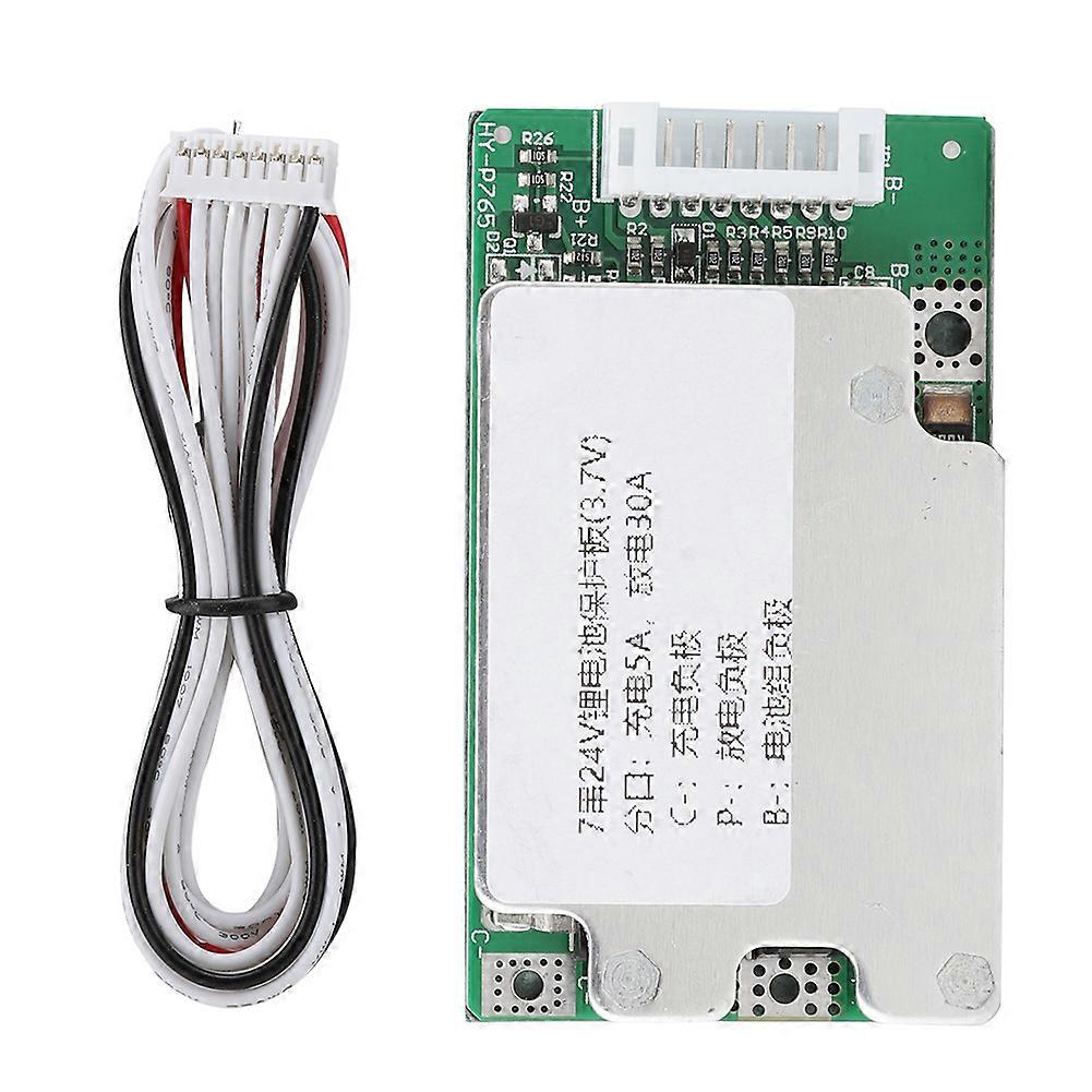 Lithium Battery Protection Board 7 Series 24V With Equalization Temperature Control Protection