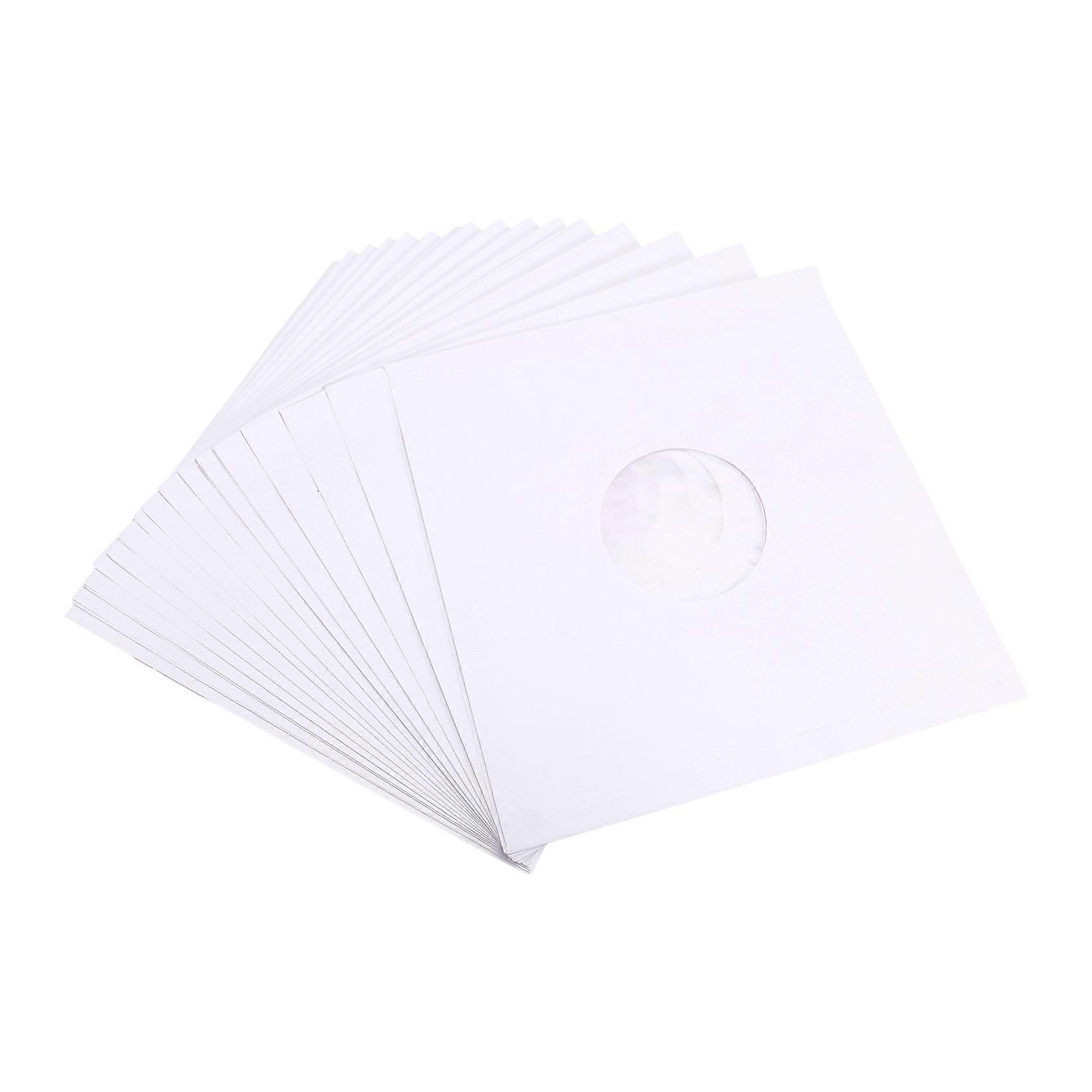 20 unidades de papel de capa de disco de vinil de 12 polegadas antiestático à prova de poeira CD player capa protetora com bolsa interna