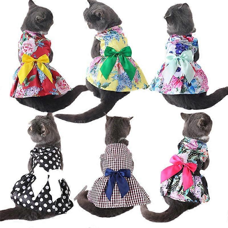 Pet Clothes Spring And Summer Thin Skirt Cat Teddy Bichon Puppy