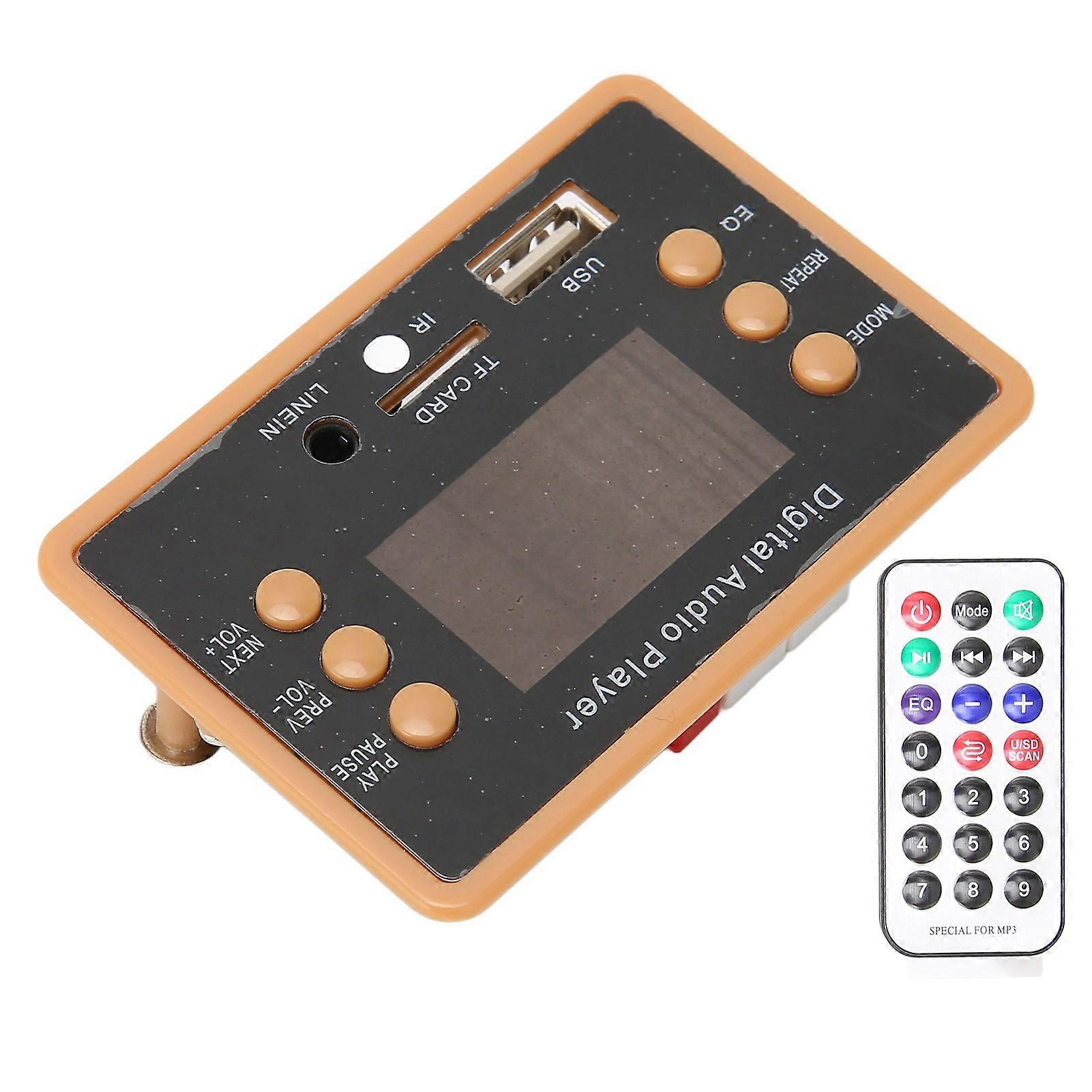 Bluetooth Decoding Board Stereo Hands Free Call Multifunction MP3 Decoder Board for Car