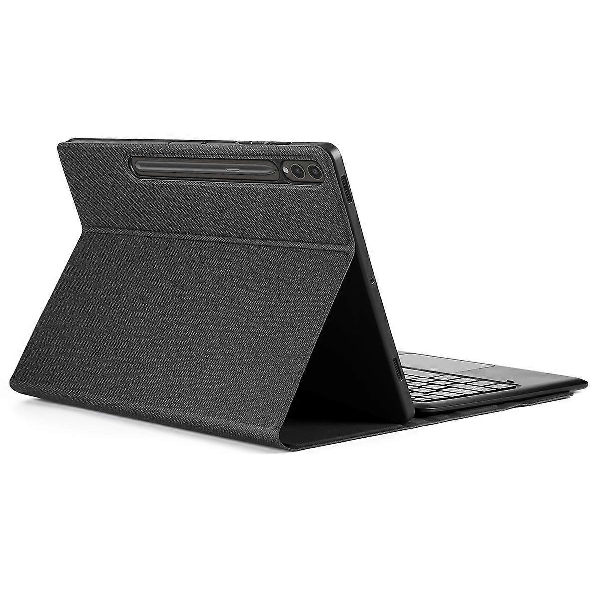 For Samsung Galaxy Tab S10 Plus Bluetooth Keyboard + Tablet Leather Case