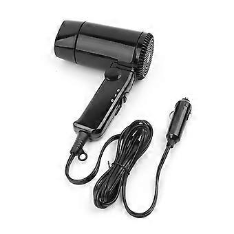  Portable 12V Car-styling Hair Dryer Hot Cold Folding Blower Window Defroster
