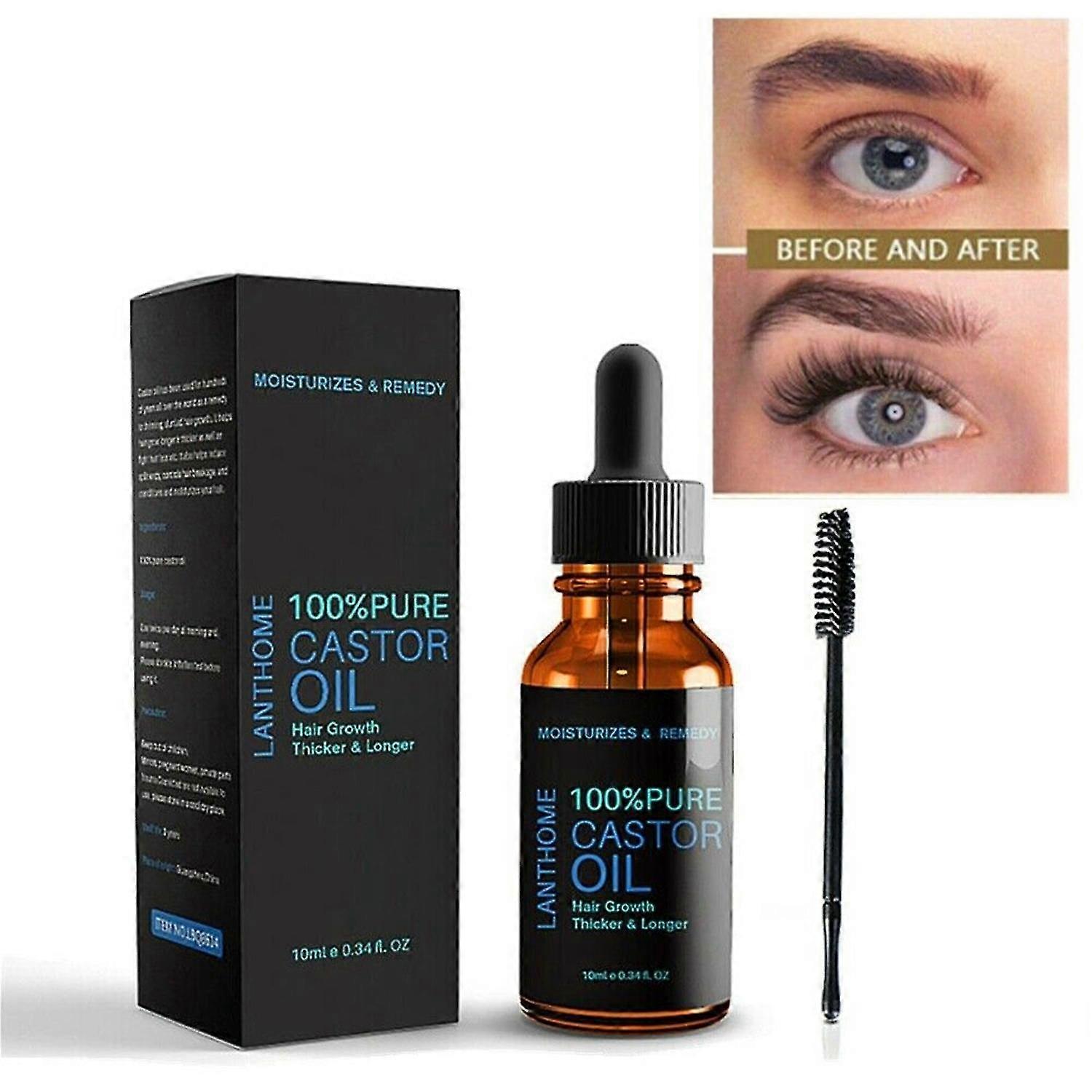10ml Castor Oil Lash For Eyelashes, Eyebrows