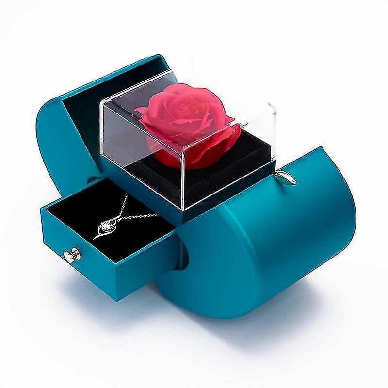 2023永遠の花アップルジュエリーボックスクリスマスギフトボックスローズフラワーバースデーパーティーバレンタインデーギフト