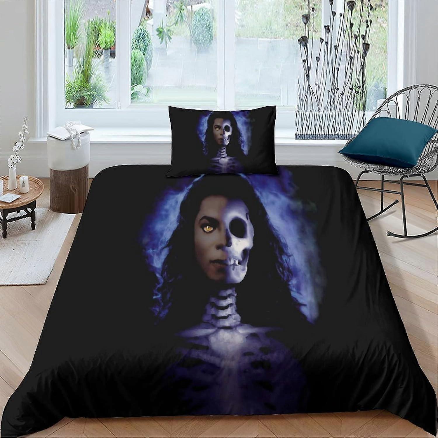 Michael Jackson Bedding Set Musician Decor, Dancer - Digital Printing - Microfiber - Soft and Fluffy - with Cover