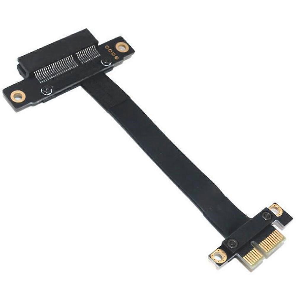 PCIE PCI Express 4X to 1X Extension Cable PCI-E 1X to 4X Extender Cables 180 Degree Vertical Extens