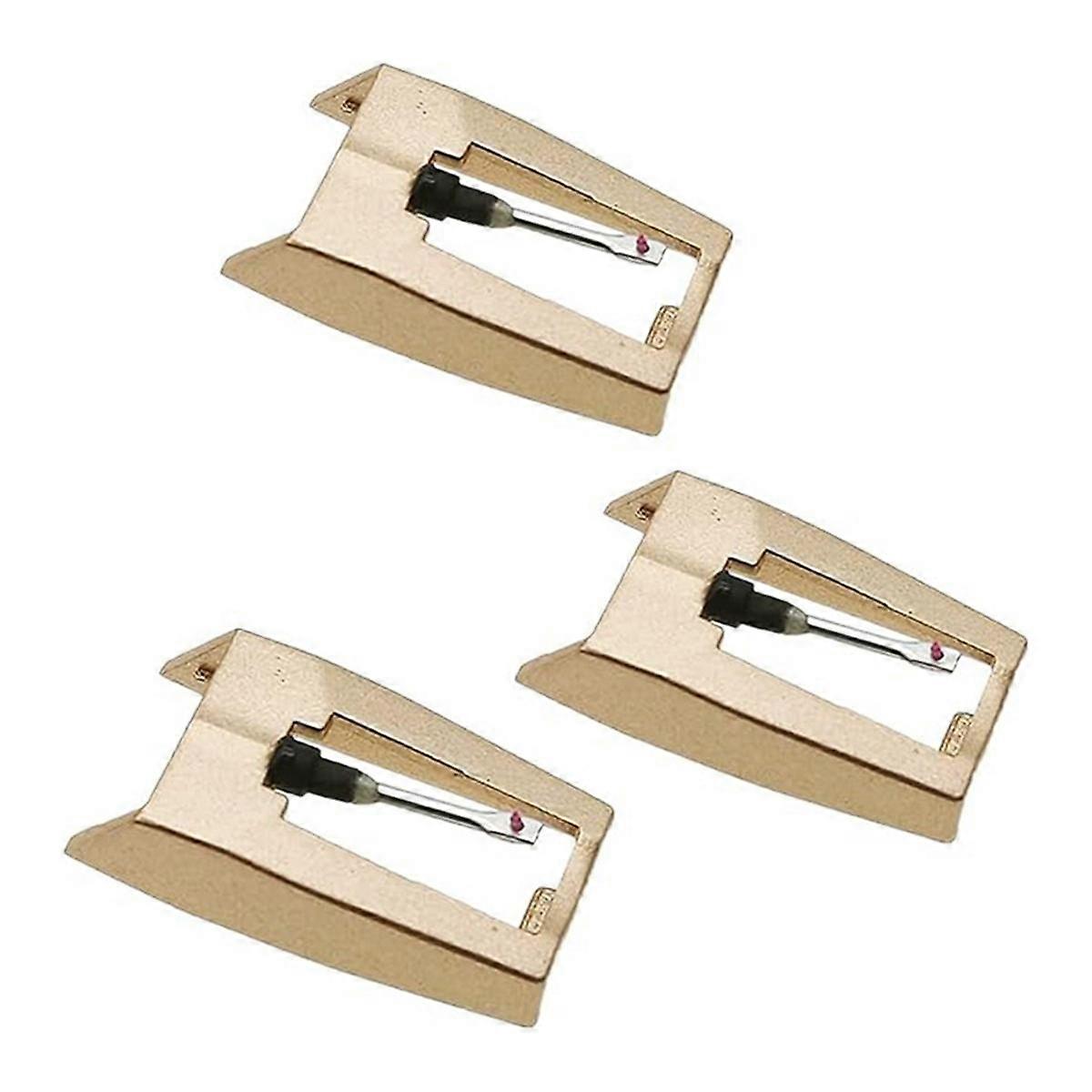 3PCS Record Player Needle, Upgraded Golden Record Needles Stylus Replacement for ,, Turntable