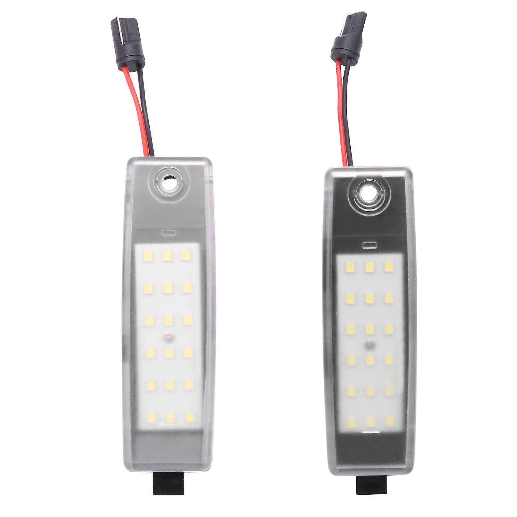 White Led Number License Plate Light Replacement For Hiace Hi- H200 2004-2012 Car Accessories