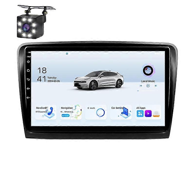 Android Auto Car Radio Multimedia For Skoda Superb 2 B6 2008 - 2015 Wireless Carplay Navigation