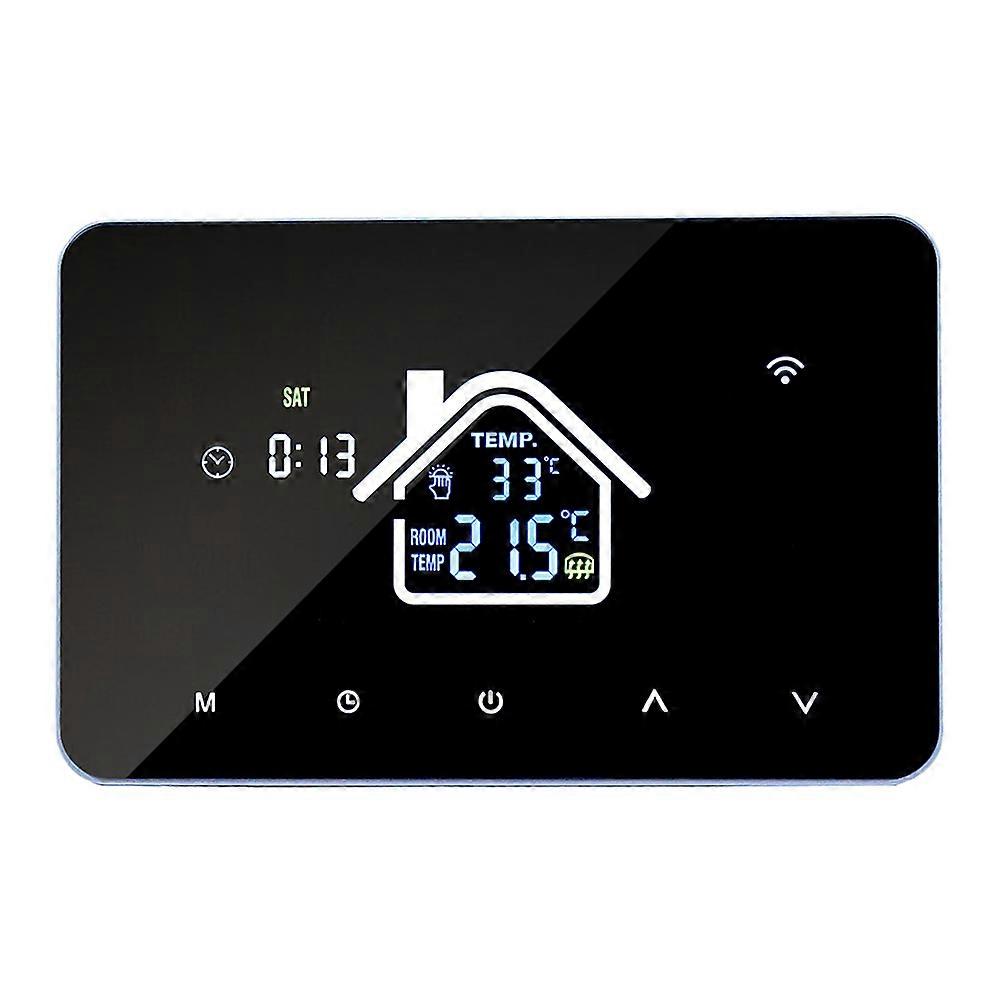 Smart Thermostat Temperature Controller for Water Heating LCD Display Touch Screen Week Programmable Underfloor Heating Thermostats for Home School Of