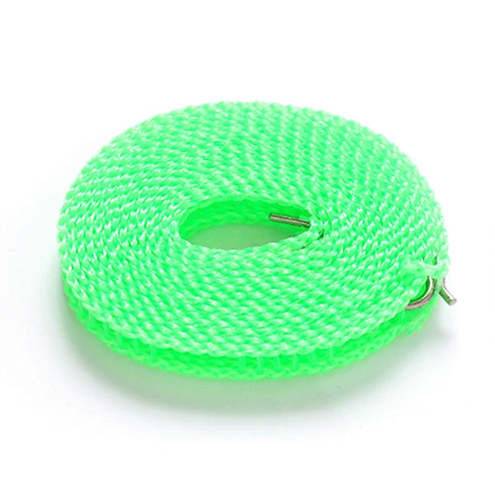 Anti-Slip Nylon Clothesline Fence Type Windproof Clothes Drying Rope for Outdoor Travel