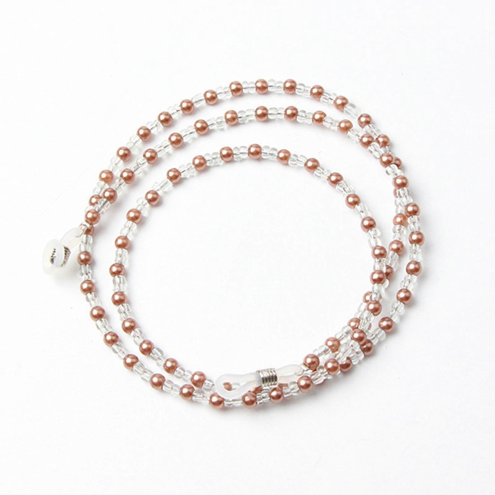 Glasses Chain Beaded Eyeglass Strap Eyeglasses String Holder Glasses Strap Eyewear Chain for Ladies Men and Kids