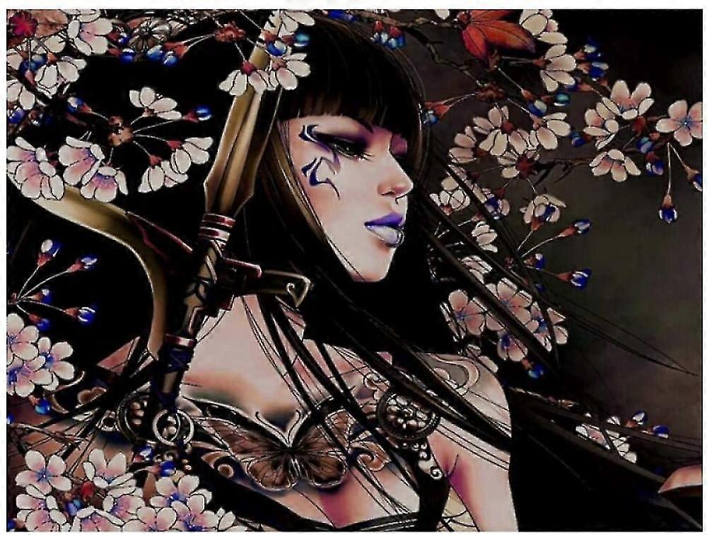 Diy 5d Diamond Painting Full Set; Japanisches Cartoon Crystal Rhinestone Embroidery Painting Diamond Decoration For Home Wall Dcor