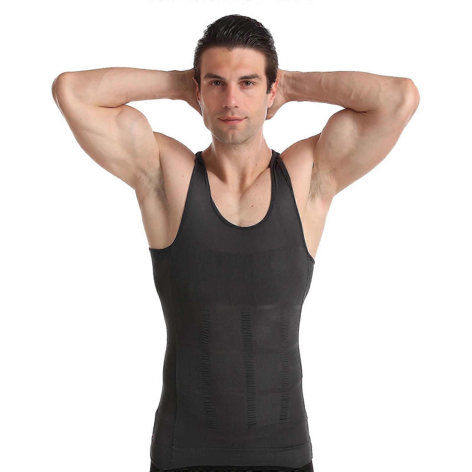 Herren Shapewear Herren Body Shaper Unterwäsche Enge Weste Korsett