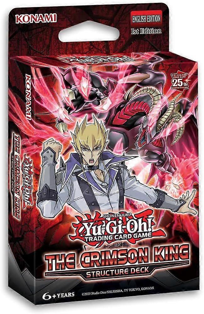 YGO TCG Structure Deck The Crimson King Card Game (Pack of 8)