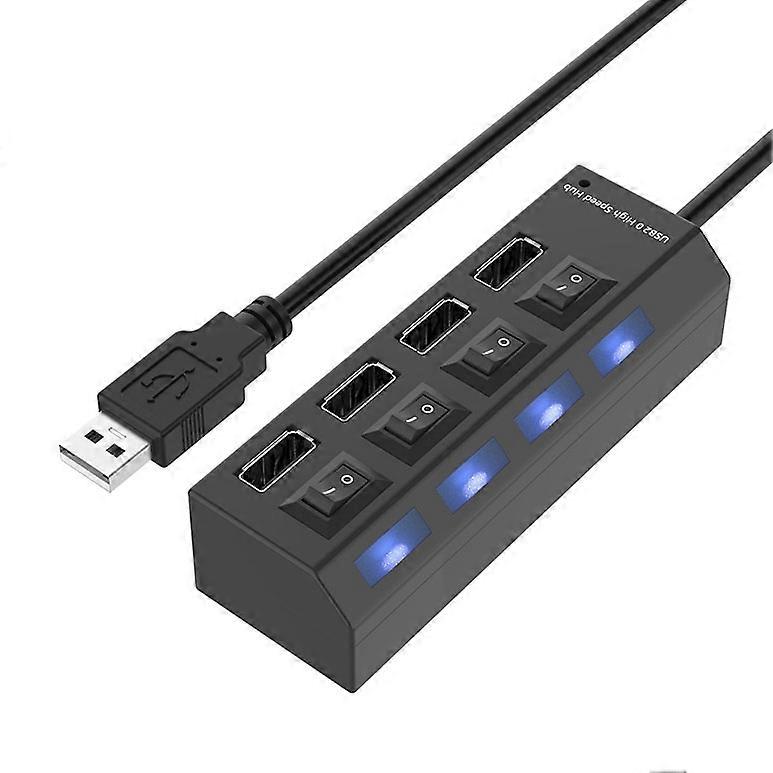 4 poorten High Speed USB 2.0 HUB