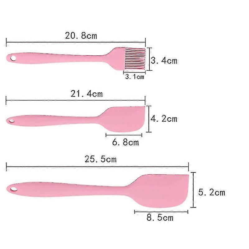 5pcs/set Pink Silicone Cooking Tool Sets Kitchenware