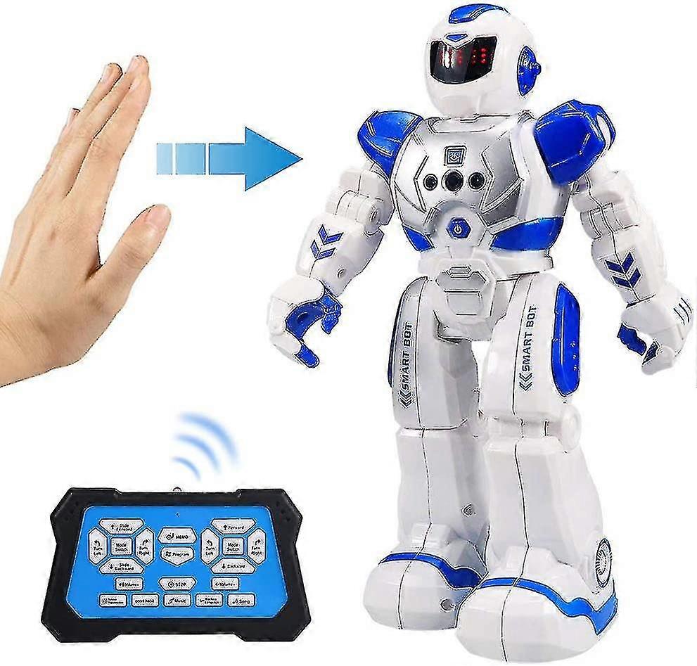 Smart Robot Toy For Kids, Gesture Sensing Singing Walking Dancing Robot For Boys Girls, Intelligent Programmable Smart Remote Control Robot Kit Toys