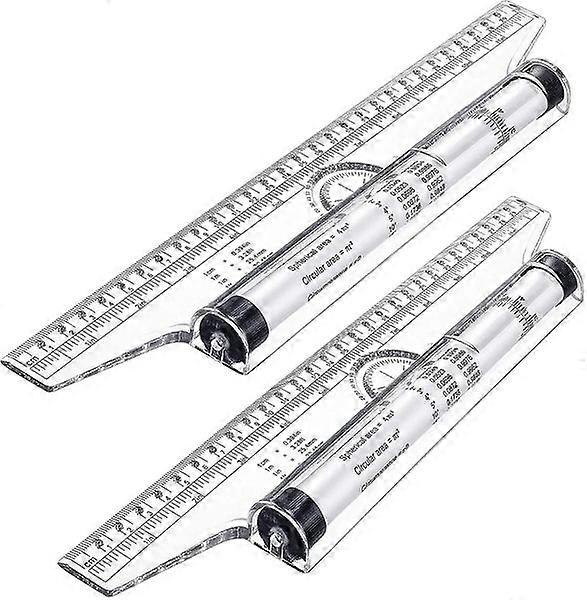 Plastic Measuring Rolling Ruler Set